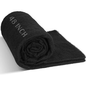 1 لفة 48 بوصة لحاف أسود من البوليستر، حشوة من البوليستر متعددة الأغراض، 5 ياردات in Kuwait