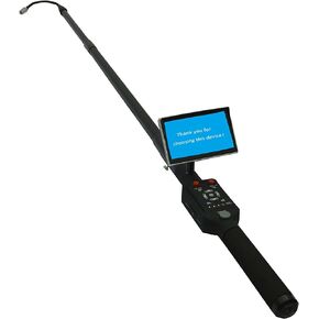 Vividia TVS-500DVR Telescopic Pole Video Inspection Camera Borescope System 4.6 Meter Long with DVR Recording, 5" LCD Screen and Sturdy Case
