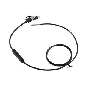 3 in 1 High Definition Waterproof Endoscope Pipe Inspection Borescope TypeC USB Mobile Phone 3.9mm for Borescopes and Fiberscopes (1 meter flexible cord)