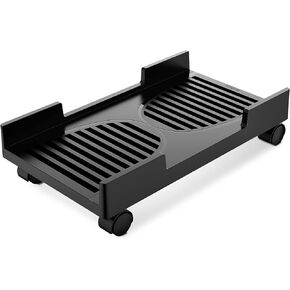 ORICO Mobile CPU Stand, Adjustable Computer Tower Stand with Locking Caster Wheel, Fits Most Gaming PC Under Home Office Desk (CPB4)