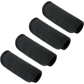Luggage Handle Wrap for Suitcase 4PCS Waterproof Soft Handle Cover for Backpack Carry on,Black