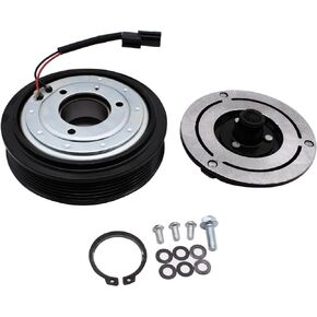 1 Set SHLPDFM AC A/C Compressor Clutch Kit Clutch Pulley Bearing Coil Plate 92600JM01D CO 11200C, 10347900, 5512863, 97490, 255769,Fits for Nissan Rogue 2.5L 2008-2013