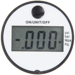 KCDG154145 Digital Pressure Gauge 0-145PSI/0-10BAR, 1/4" NPT, Gas Only
