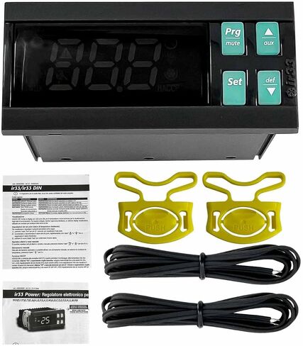 ترموستات درجة الحرارة IR33F0AHA0 مع 2 مجسات استشعار درجة الحرارة، 17819471 متحكم في درجة الحرارة لـ Atosa True Migali Avantco in Kuwait