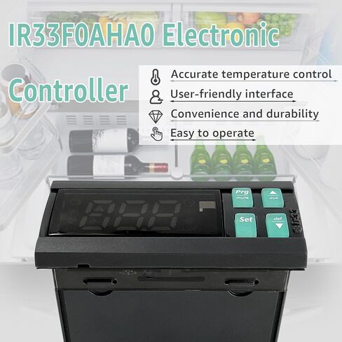 ترموستات درجة الحرارة IR33F0AHA0 مع 2 مجسات استشعار درجة الحرارة، 17819471 متحكم في درجة الحرارة لـ Atosa True Migali Avantco in Kuwait