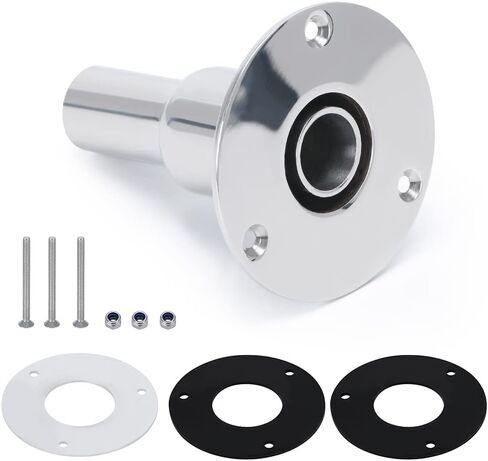 24mm/0.94" 316 Stainless Steel Thru Hull Exhaust Skin Part of Air Diesel Heater For Diesel Parking heaters For Boat Marine Car Truck (Angled) in Saudi Arabia
