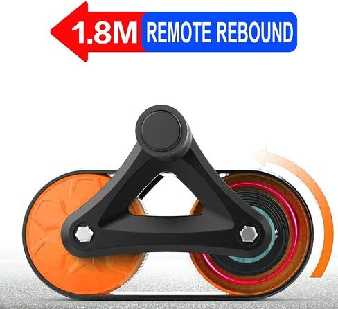 Oileus AB Roller Wheel for Abdominal Exercise, Core Workout Equipment with Automatic Rebound Assistance and Resistance Springs with Ergonomic Handle Sold in Saudi Arabia