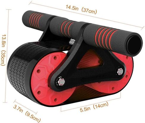 Oileus AB Roller Wheel for Abdominal Exercise, Core Workout Equipment with Automatic Rebound Assistance and Resistance Springs with Ergonomic Handle Sold in Saudi Arabia