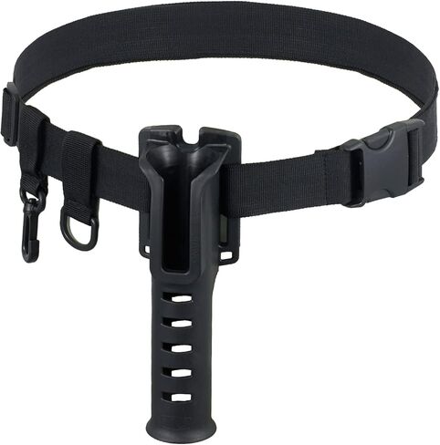 حزام حامل قضيب الخصر من Laelr، مُدخل عمود قضيب الصيد المحمول، حزام دعامة قضيب الصيد قابل للتعديل، رف قضيب الخصر للصيد في الهواء الطلق in Kuwait