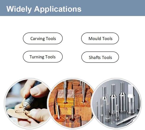 Round Steel Rod, 20 Pack 1.5mm x 150mm HSS Lathe Bar Stock Tool for Shaft Gear Drill Lathes Boring Machine Turning Miniature Axle DIY Craft Making in Saudi Arabia