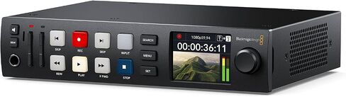 Blackmagic Design HyperDeck Studio HD Plus Recorder with 6 ft Power Cord and 5-Pack SolidSignal Cable Ties (HYPERD/ST/DCHP) in Kuwait