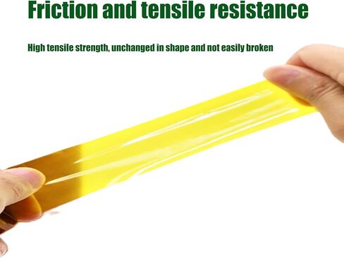 شريط حراري للتسامي، 3 لفات 20 مم × 33 م (108 قدم)، شريط مقاوم للحرارة لدرجة الحرارة العالية، شريط لاصق لنقل الحرارة، شريط تصعيد، بدون بقايا (ألوان صفراء) in Kuwait