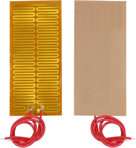 6pcs Film Heater Plate Adhesive Pad 24V 30W 45mmx100mm PI Heating Elements Film Strip Heater Adhesive Polyimide Heater Plate in Saudi Arabia