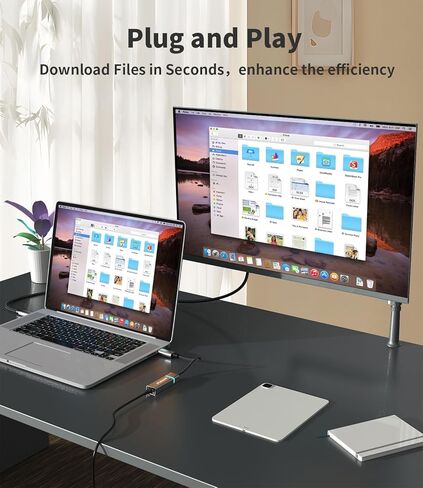 محول USB C إلى إيثرنت 2.5 جيجا، محول شبكة USB من الألومنيوم من النوع C 3.1 إلى RJ45 Gigabit LAN (متوافق مع Thunderbolt 3) لأجهزة MacBook Pro/Air وiPad Pro وiPhone 15 Series والكمبيوتر المحمول والمزيد in Kuwait