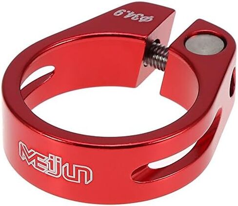 Bike Seatpost Clamp, 5 Colors 34.9 mm Bike Tube Clip Clamping Clip Aluminum Alloy Accessory Quick Release () in Saudi Arabia