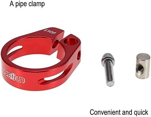 Bike Seatpost Clamp, 5 Colors 34.9 mm Bike Tube Clip Clamping Clip Aluminum Alloy Accessory Quick Release () in Saudi Arabia