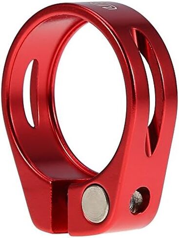 Bike Seatpost Clamp, 5 Colors 34.9 mm Bike Tube Clip Clamping Clip Aluminum Alloy Accessory Quick Release () in Saudi Arabia