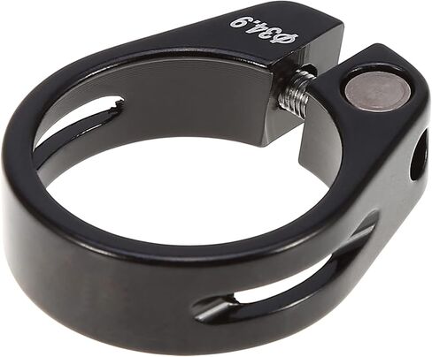 Bike Seatpost Clamp, 5 Colors 34.9 mm Bike Tube Clip Clamping Clip Aluminum Alloy Accessory Quick Release () in Saudi Arabia
