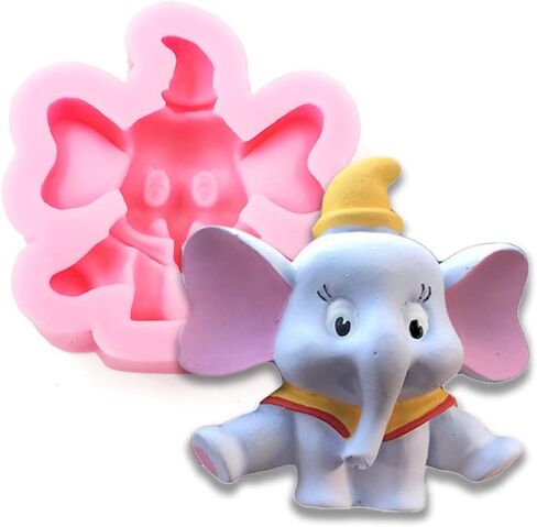 Animal Elephant Shape Car Freshie Silicone Mold for Making Soap Aroma Beads Car Freshie Pendant Clay cake decoration Resin in Saudi Arabia