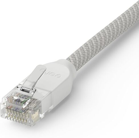 Amazon eero CAT6a Ethernet cable | Supports 10 gigabit+ speeds | 3 foot | 1-pack | Arctic White in Saudi Arabia