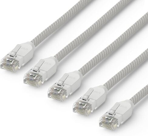 Amazon eero CAT6a Ethernet cable | Supports 10 gigabit+ speeds | 3 foot | 1-pack | Arctic White in Saudi Arabia