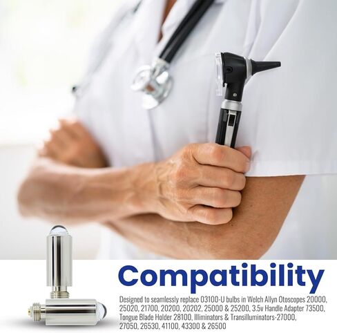 متوافق مع مصابيح الهالوجين البديلة ويلش ألين 5 قطع 03100-U (مجموعة من 5 قطع) in Kuwait