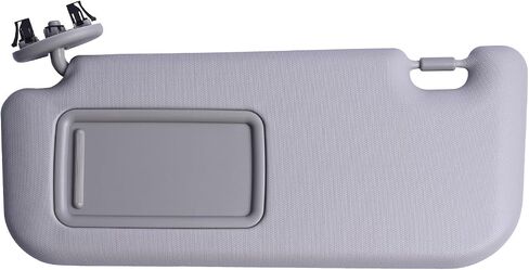 Driver Side Sun Visor Fit for Toyota Yaris 2007 2008 2009 2010 2011 Replace 74320-52810-B0 Front Left | Sun Protection Shade | Makeup Mirror | Gray in Saudi Arabia