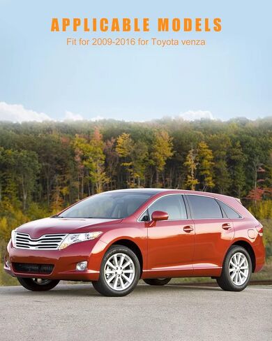 حاجب من الشمس باللون الرمادي من جانب الركاب الأيمن من OCPTY مع فتحة سقف مناسب لـ 2009 2010 2011 2012 2013 2014 2015 2016 لسيارة Toyota for venza (74310-0T022-B1) in Saudi Arabia