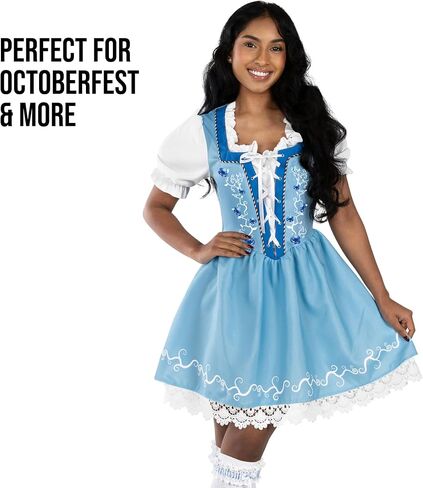Morph Oktoberfest Costumes Womens German Costume - Oktoberfest Outfits Women - Dirndl Costume Womens - Dirndl Dresses Women in Saudi Arabia