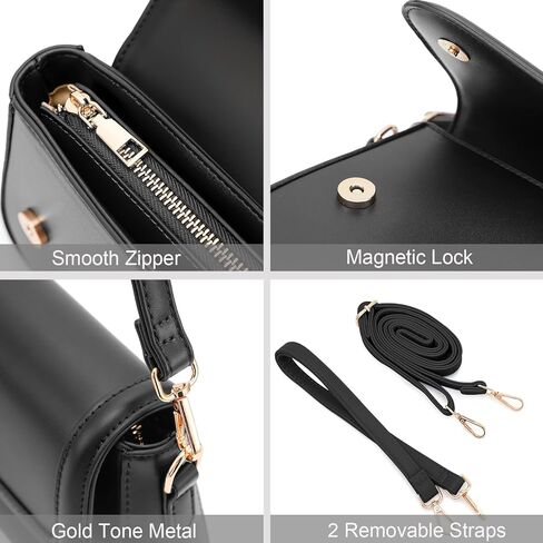 NIUEIMEE ZHOU حقيبة كتف صغيرة للنساء ريترو نباتي حقائب كروسبودي جلدية حقيبة يد تحت الإبط المحافظ in Kuwait