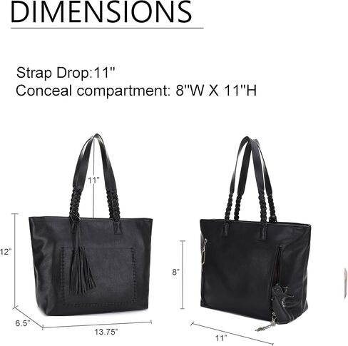 حقيبة يد جيسي آند جيمس هيلينا بمقبض علوي مجدول وشرابات، حقيبة يد للحمل اليومي in Kuwait