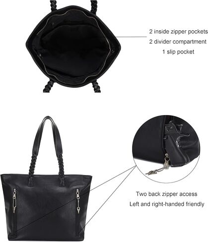 حقيبة يد جيسي آند جيمس هيلينا بمقبض علوي مجدول وشرابات، حقيبة يد للحمل اليومي in Kuwait