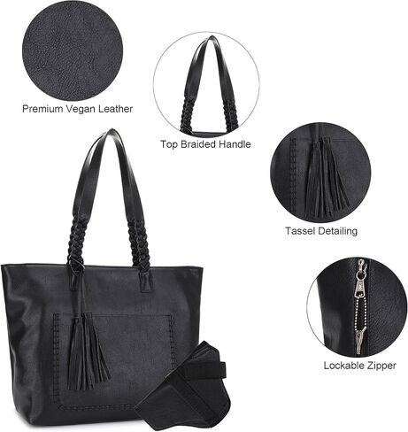 حقيبة يد جيسي آند جيمس هيلينا بمقبض علوي مجدول وشرابات، حقيبة يد للحمل اليومي in Kuwait