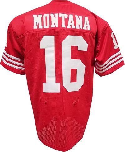 Generic Custom Stitched Joe Montana Adult Red Jersey Size Adult XL X-Large in Saudi Arabia