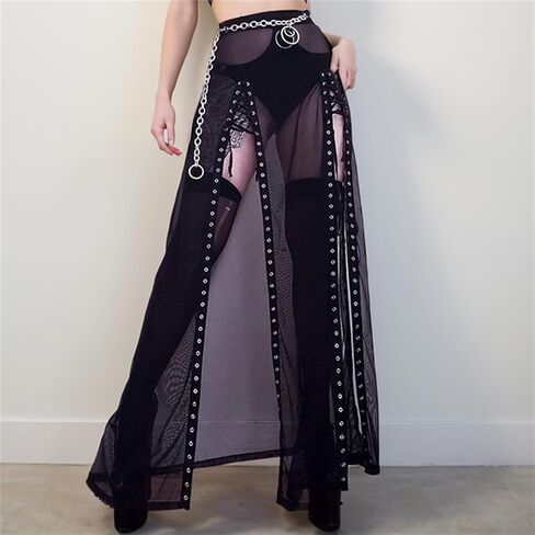 تنورة نسائية قوطية بانك إيمو Y2K Harajuku Preppy Vintage Rave Grunge Alt in Kuwait