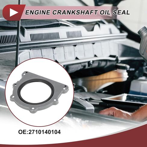 1 Pc Engine Crankshaft Oil Seal with Flange for MERCEDES-BENZ C250 SLK250 2012-2015 Rear Main Seal No.2710140104 in Saudi Arabia
