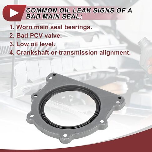 1 Pc Engine Crankshaft Oil Seal with Flange for MERCEDES-BENZ C250 SLK250 2012-2015 Rear Main Seal No.2710140104 in Saudi Arabia