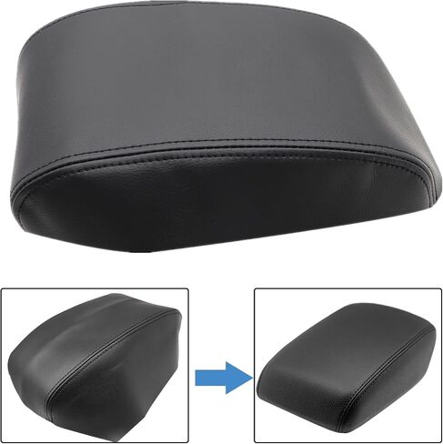 NLQR Leather Armrest Center Console Lid Cover Black Compatible with Ford Focus 2012 2013 2014 2015 2016 2017 2018 in Saudi Arabia
