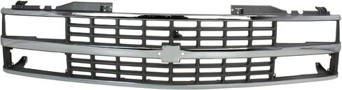 مجموعة شبكة Garage-Pro متوافقة مع شيفروليه C1500 1988-1993، C2500، C3500، K1500 Chrome Shell مع إدراج أسود GM1200142 in Kuwait