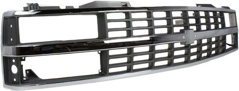 مجموعة شبكة Garage-Pro متوافقة مع شيفروليه C1500 1988-1993، C2500، C3500، K1500 Chrome Shell مع إدراج أسود GM1200142 in Kuwait