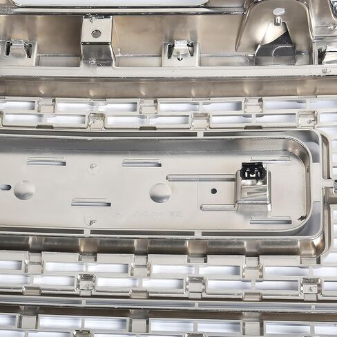 شواية 2016-2018 لسيارة جي إم سي سييرا 1500 Base SLE Denali Style شبكة المصد الأمامي العلوي من الكروم in Kuwait