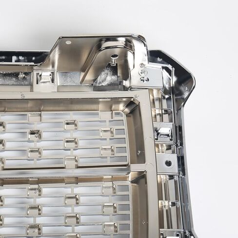 شواية 2016-2018 لسيارة جي إم سي سييرا 1500 Base SLE Denali Style شبكة المصد الأمامي العلوي من الكروم in Kuwait