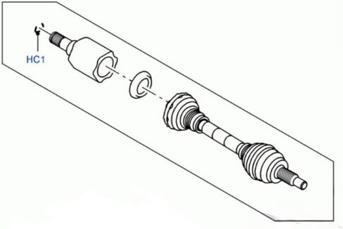 Parts NO# LR163276 LR163276 Left and Right Front Half axis 1pack in Saudi Arabia