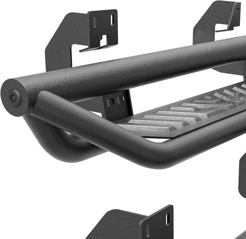 Ram Running Boards Side Steps Compatible with 2019 2020 2021 2022 2023 2024 2025 Dodge Ram 1500 Crew Cab New Body, Side Rails Nerf Bar Rock Sliders, Two Stair Design in Saudi Arabia