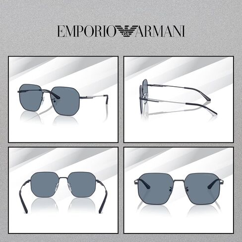 EMPORIO ARMANI EA2154D 57MM Pilot Sunglasses For Men +BUNDLE with ACCESSORY EYEWEAR KIT in Saudi Arabia