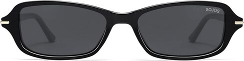 SOJOS Retro Polarized Petite Rectangle Sunglasses Womens Mens Vintage Skinny 80s 90s Thin Shades SJ2376 in Saudi Arabia