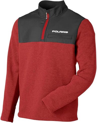 Polaris Men's Titan Thermal Quarter-Zip Sweater – Moisture-Wicking, Breathable Mid-Layer with Comfortable Fit in Saudi Arabia