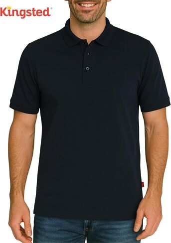 Kingsted Polo Shirts for Men - Royally Comfortable - Premium Pique Fabric - Soft Cotton Blend - Classic Fit Short Sleeve in Saudi Arabia
