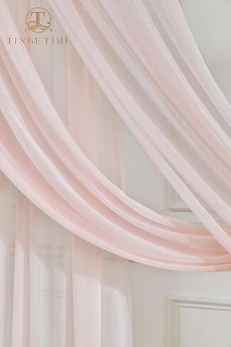 TINGE TIME 32Ft Bue Wedding Arch Draping Fabric, 2 Panels Wrinkle-Free Sheer Drapery Fabric for Wedding Arch Stage Backdrop Aisle Ceremony Bridal Show Reception in Kuwait