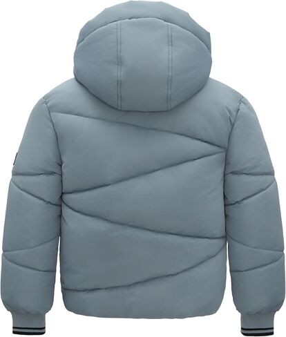 Rokka&Rolla Boys’ Midweight Water-Resistant Fleece-Lined Puffer Jacket in Saudi Arabia